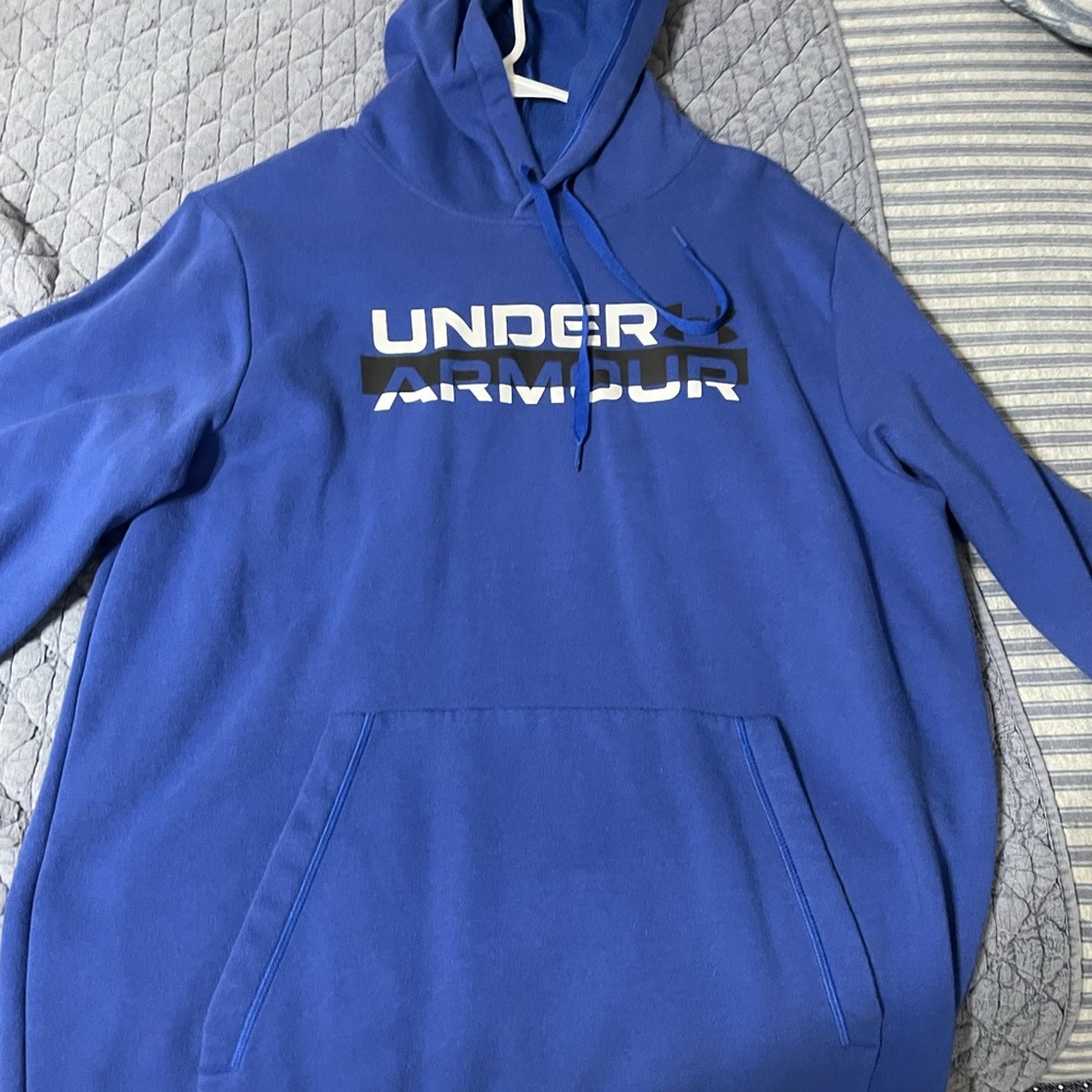 Blue Under armour kids hoodie